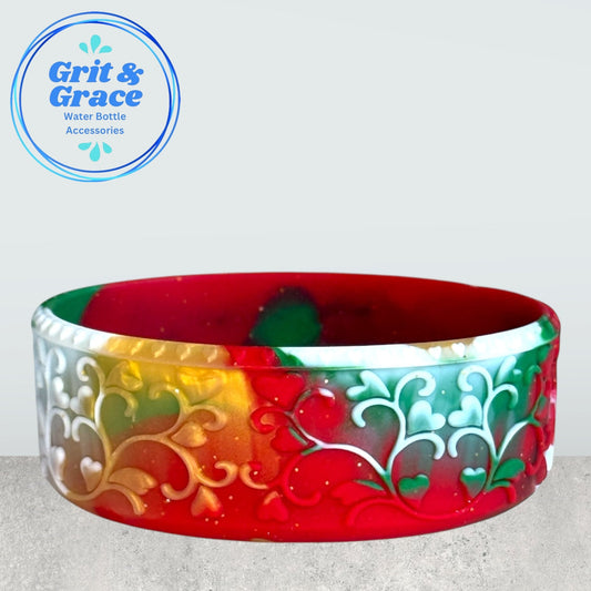 Christmas Morning Heart Scroll Shorty Boot