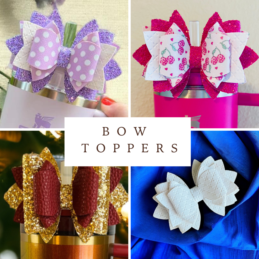 Bow Straw Toppers, Straw Topper Stanley, Stanley Straw Topper, Bows for  Starbucks Studded Unicorn, Starbucks Straw Topper, Starbucks Bow