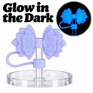 Gracie Straw Topper™ - Luminous Gracie Dahlia Purple