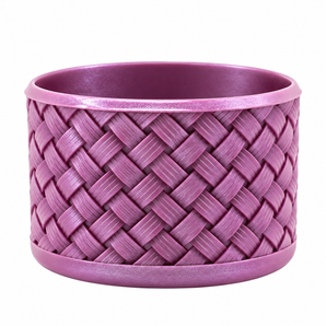Basketweave Purple Mauve Shimmer Boot