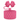 Rowan Leaf Bottle Boot & Gracie Straw Topper (Bubblegum Pink)