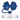 Gracie Straw Topper™ - Royal Blue Chameleon