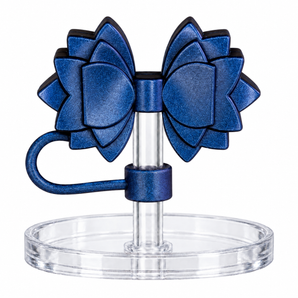 Gracie Straw Topper™ - Royal Blue Chameleon