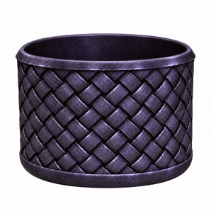 Basketweave Purple Chameleon Boot