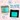 Basketweave Glow in the Dark Teal Glitter Boot