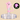 Glow Pink Ghost Straw Topper