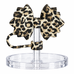 Gracie Straw Topper™ - Brown Leopard