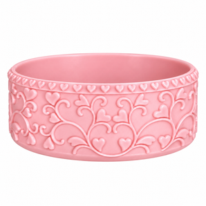 Heart Scroll Petal Pink Shorty Boot
