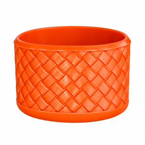 Basketweave Showgirl Orange Chameleon Boot