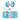 Heart Scroll Shorty Bottle Boot & Gracie Straw Topper (Petal Mint Swirl)