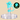 Glow Blue Ghost Straw Topper