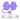 Gracie Straw Topper™ - Wisteria Purple
