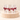 Pink & Maroon Velvet Stretchy Cup Bracelets (Set of 3)