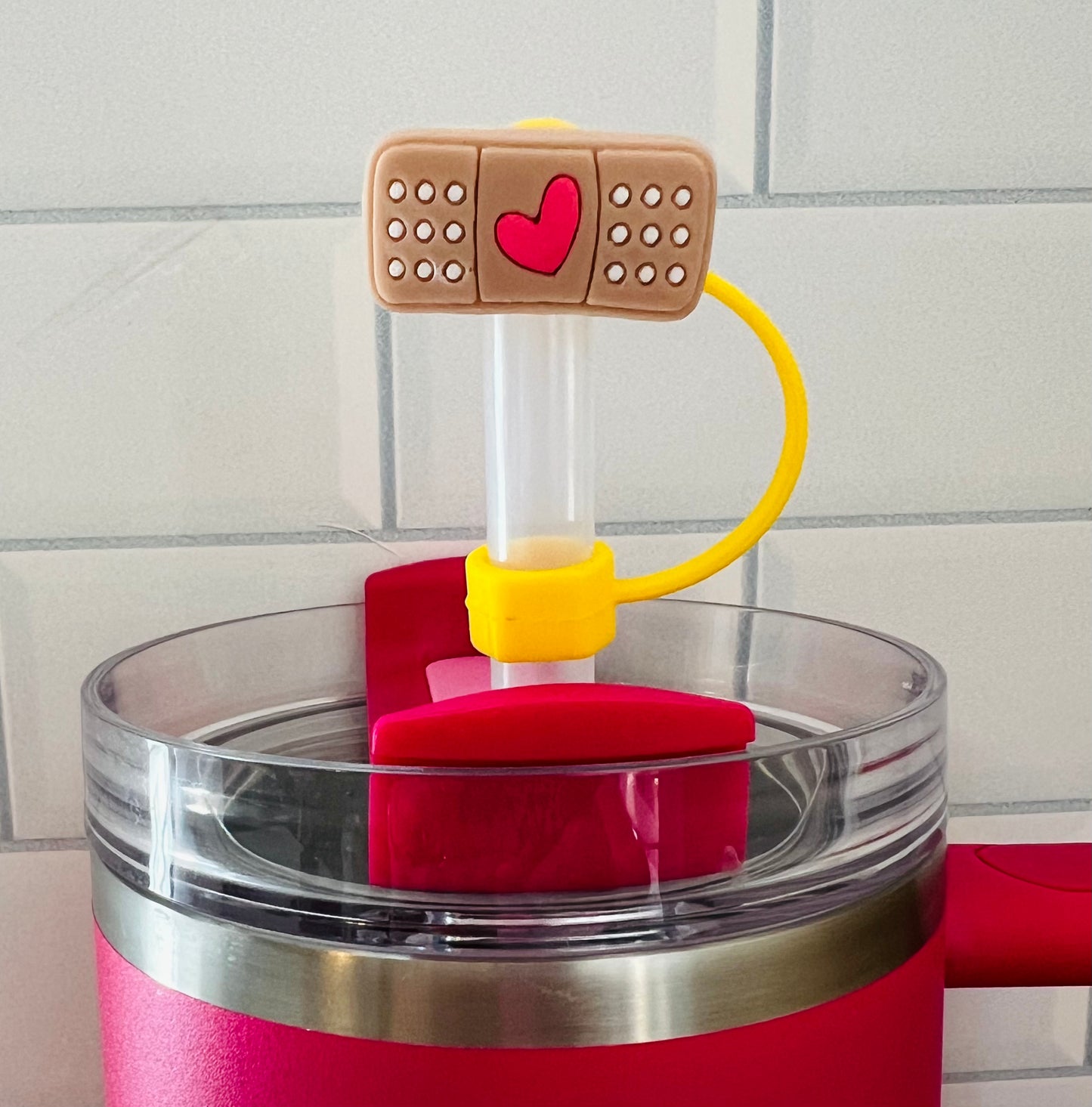 Nurse Bandaid Straw Topper