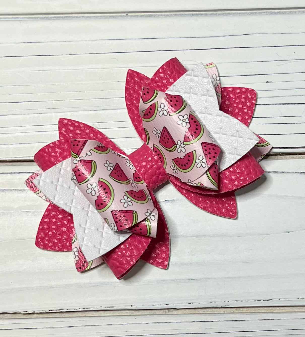 Watermelon Straw Bow Topper, Bow Straw Topper, Bow Topper, Bows