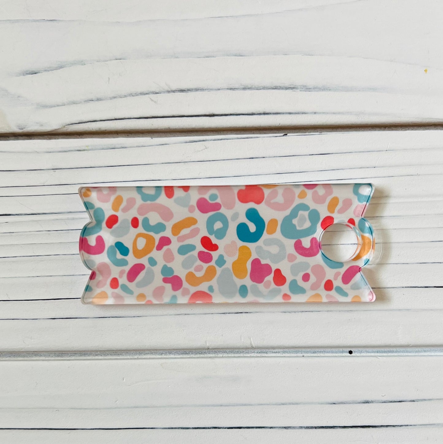 Summer Leopard Tumbler Tag