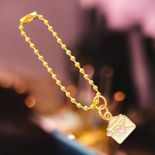 💌 Pink Love Letter 💌 Handle Charm