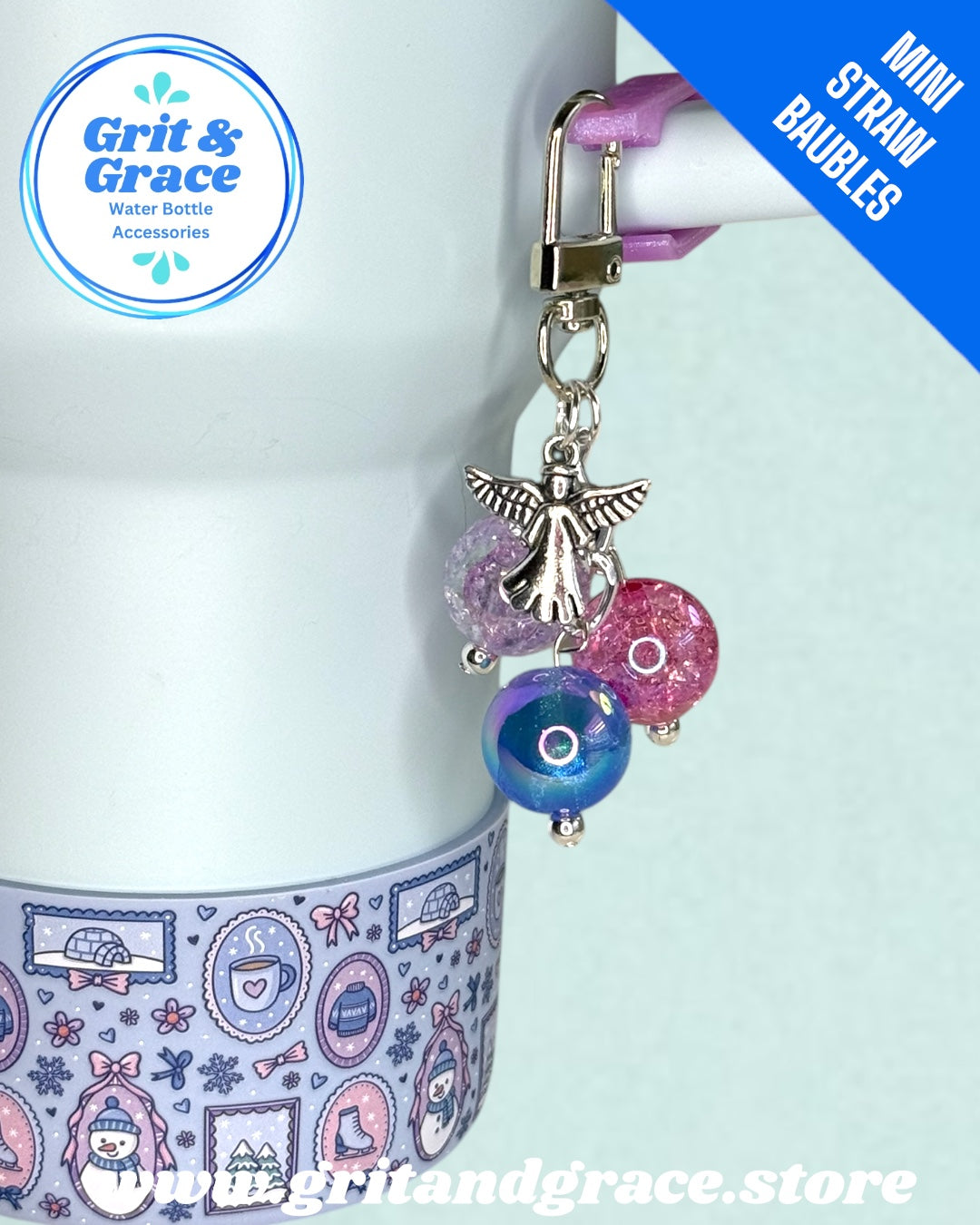 Winter Keepsake Mini Straw Bauble