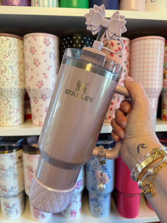 Gracie Mini Straw Bauble - Aster