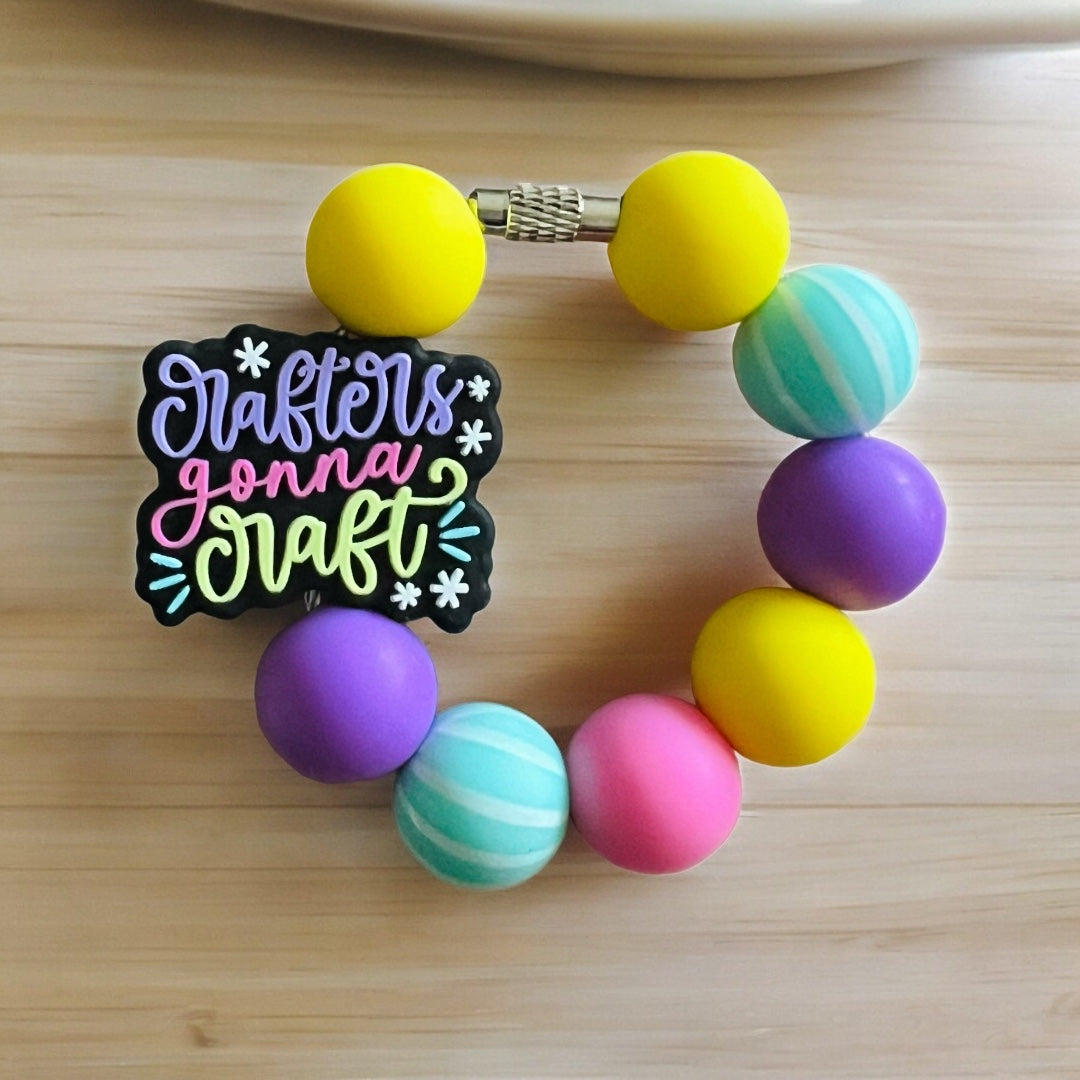 Crafters gonna craft Handle Bracelet