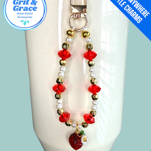 Hang Anywhere Strawberry Pearl Charm