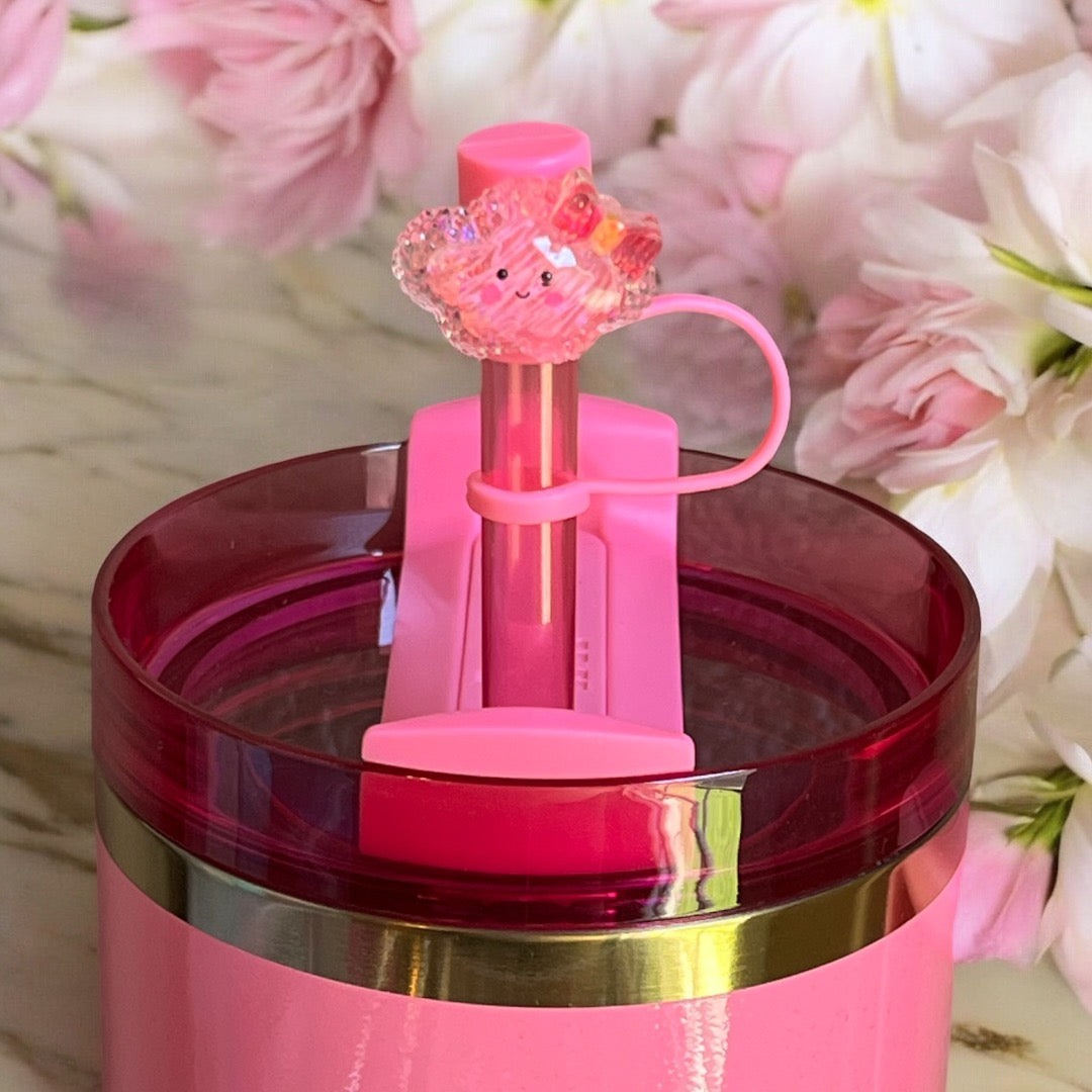 Textured Cloud Straw Topper