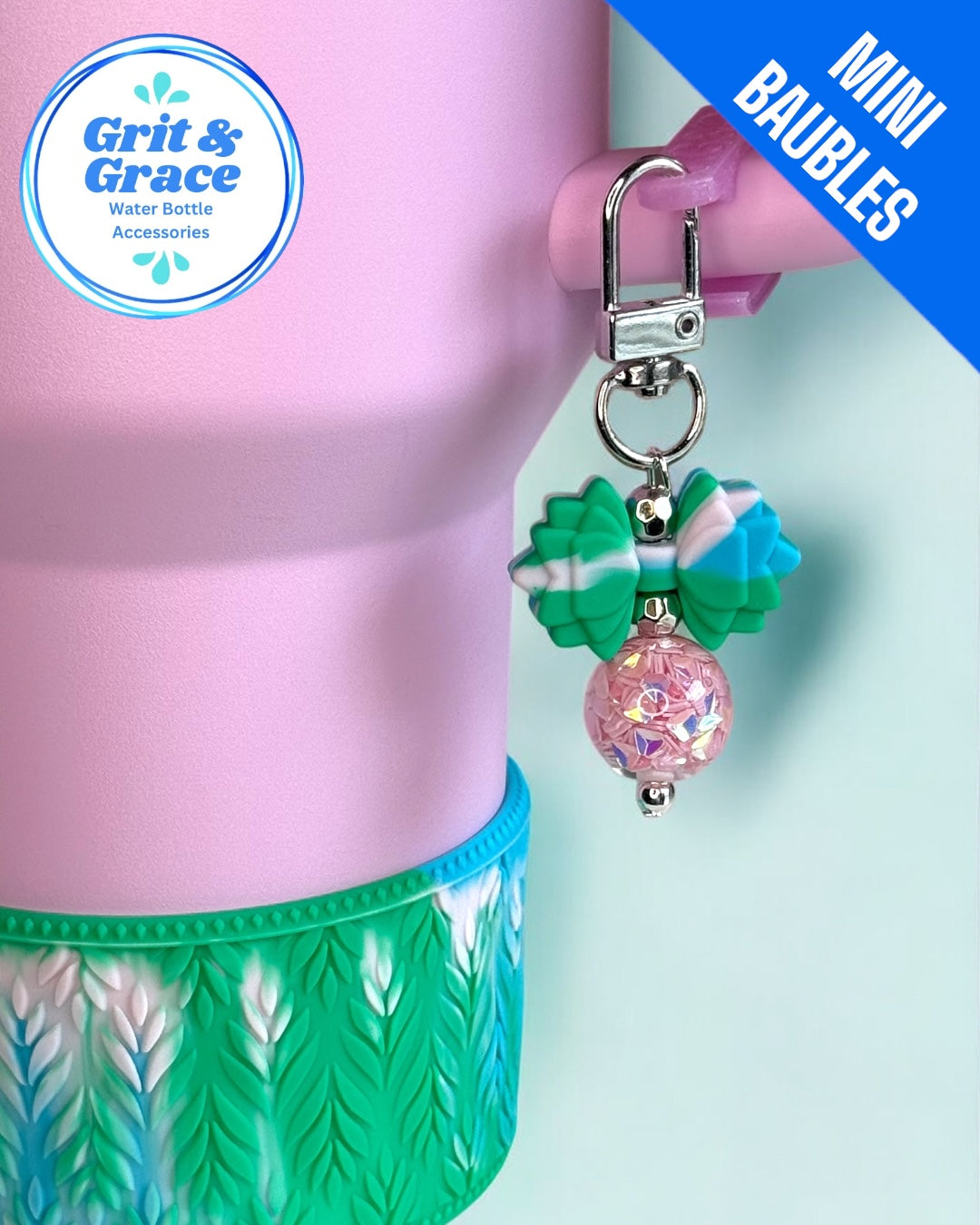 Gracie Mini Straw Bauble-Tulip Swirl