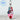 Deluxe Pink Starry Stripes Bauble Charm