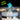 Glow Blue Ghost Straw Topper