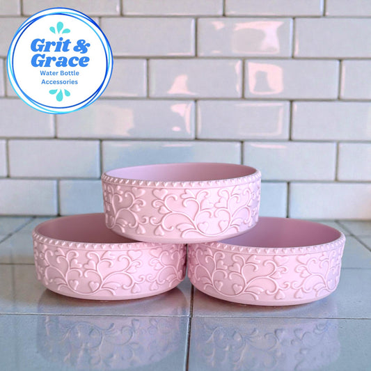 Heart Scroll Ballerina Pink Shorty Boot