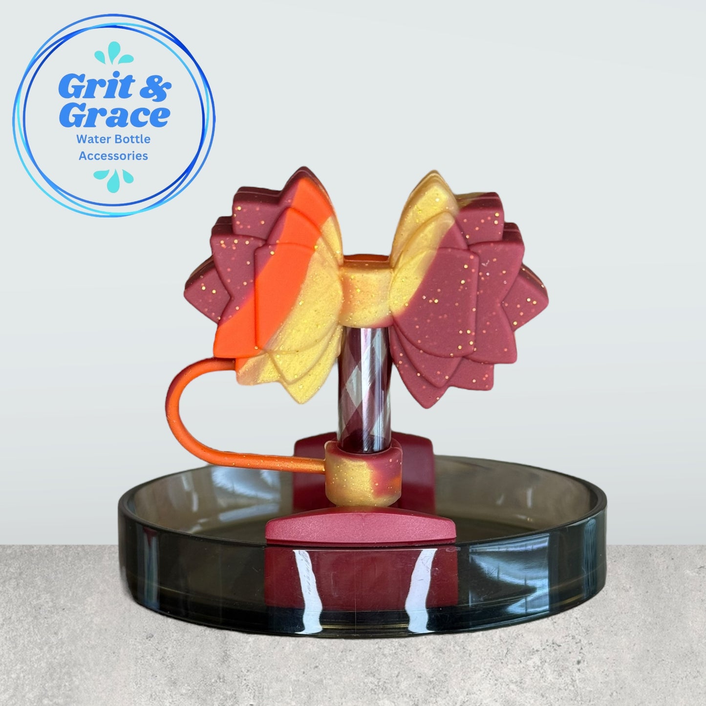Gracie Fall Swirl Straw Topper
