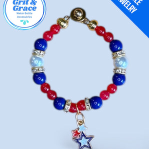 Tumbler Handle Jewelry - USA Tri Star