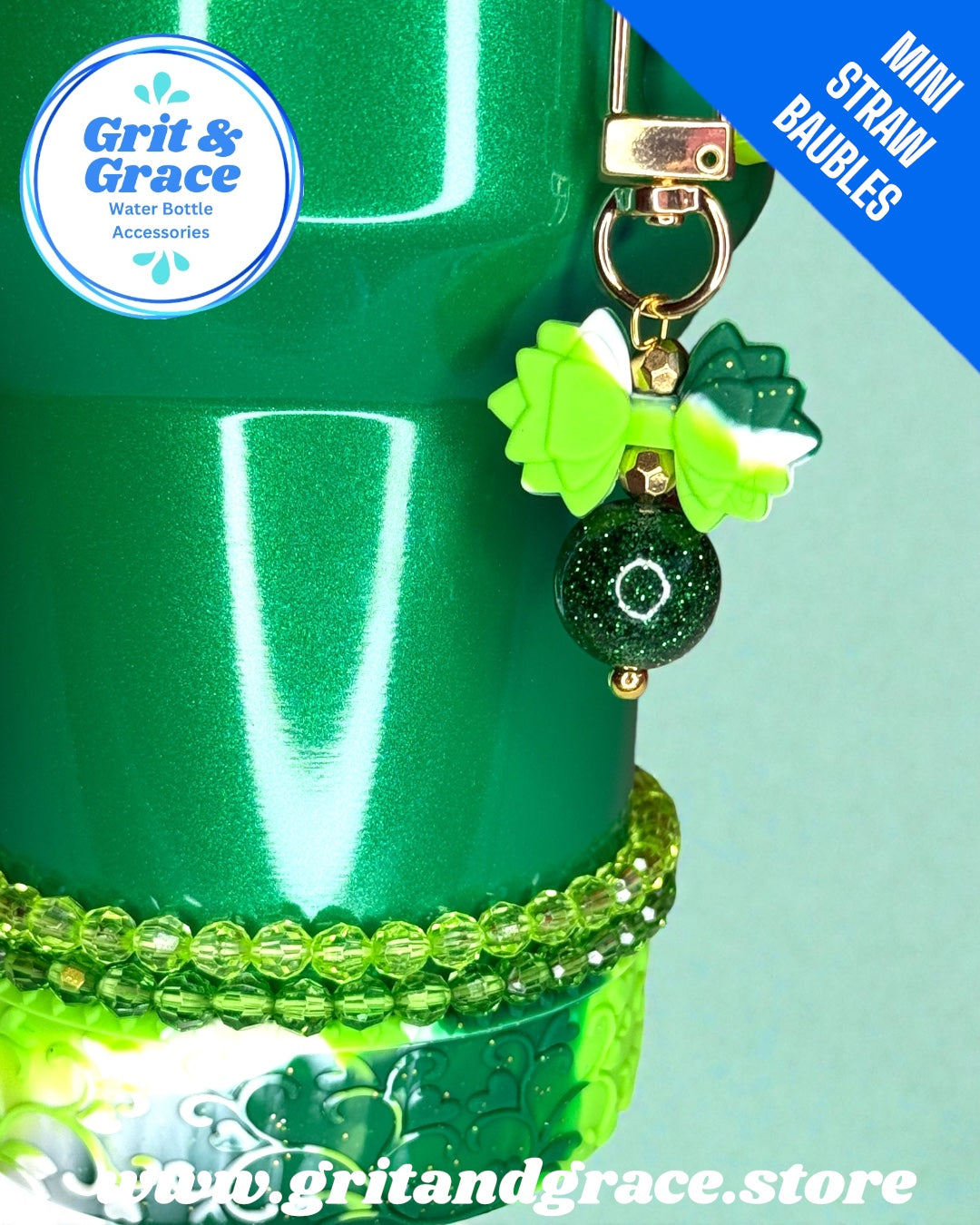 Gracie Mini Bauble - Shamrock Swirl