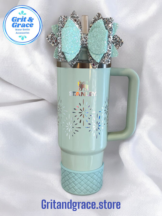 Basketweave Seaglass Mint Boot