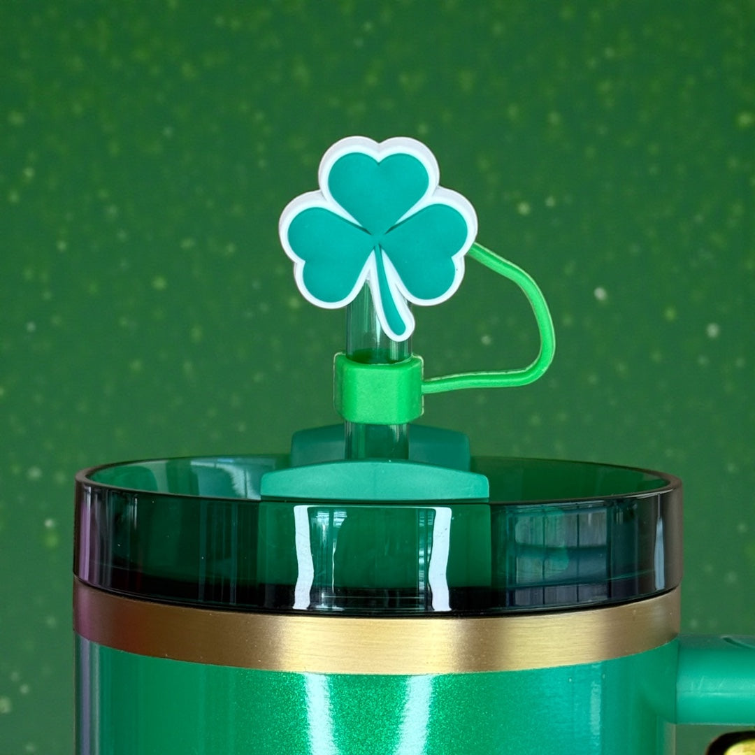 Shamrock Straw Topper