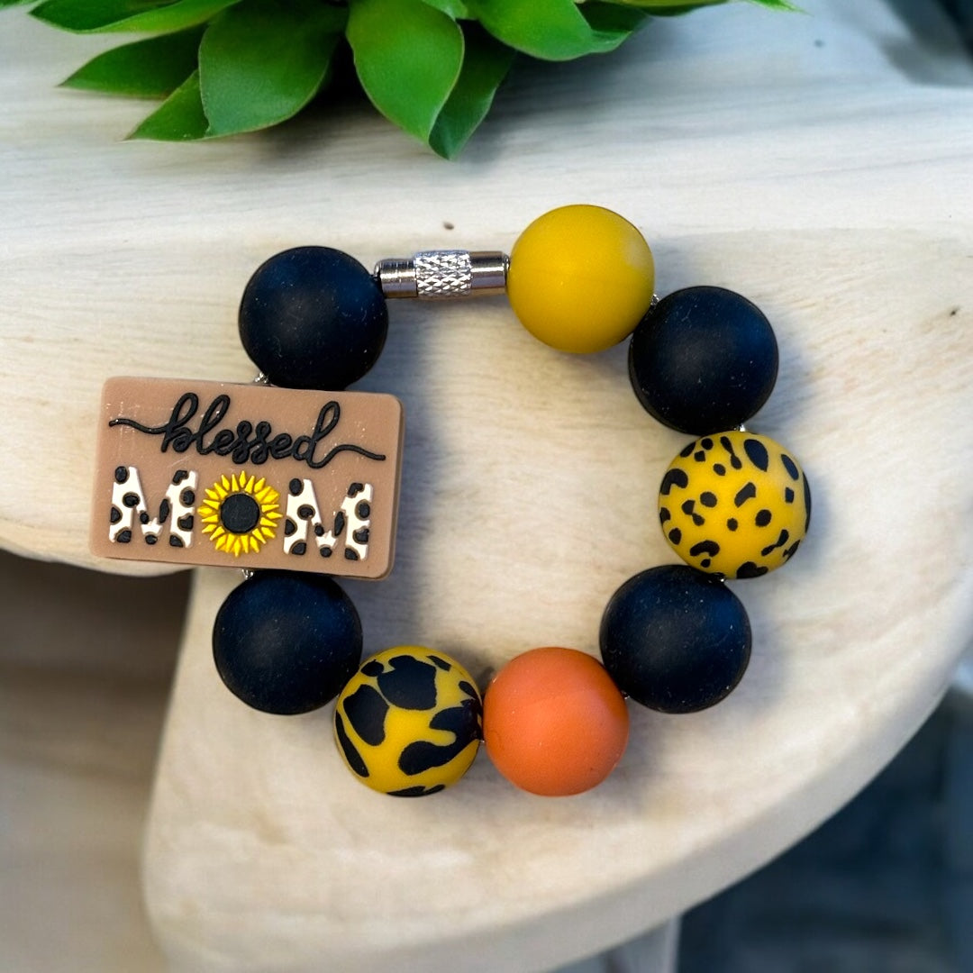 Blessed Mom Handle Bracelet