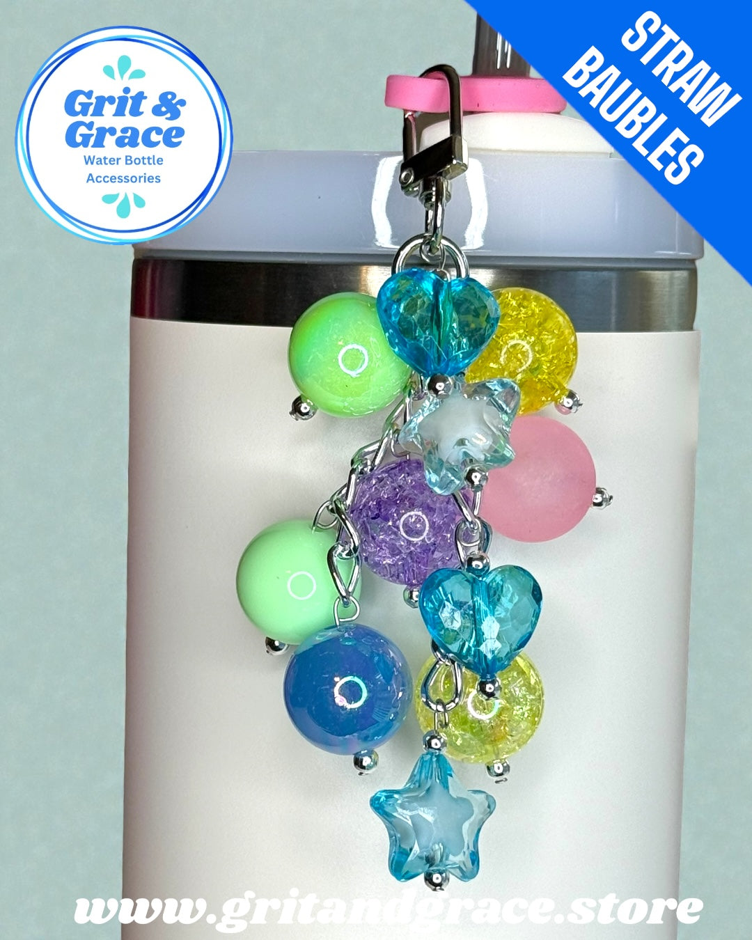 Rainbow #3 Straw Bauble