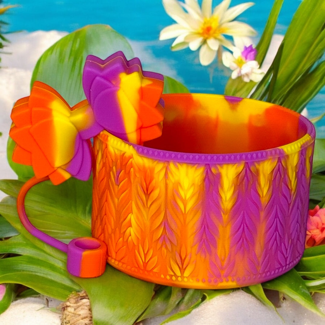 Gracie Fruit Punch Swirl Straw Topper