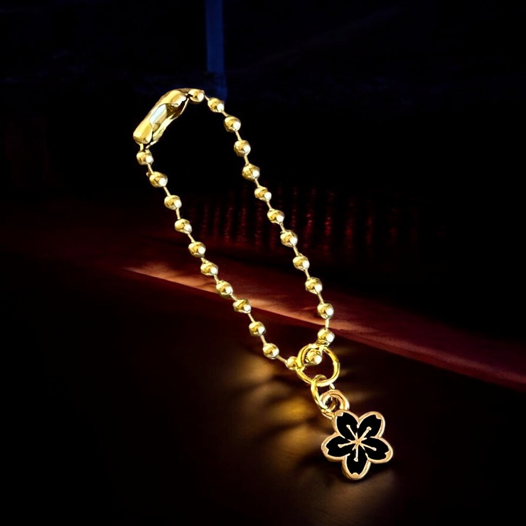 Black Sakura Mini Handle Charm