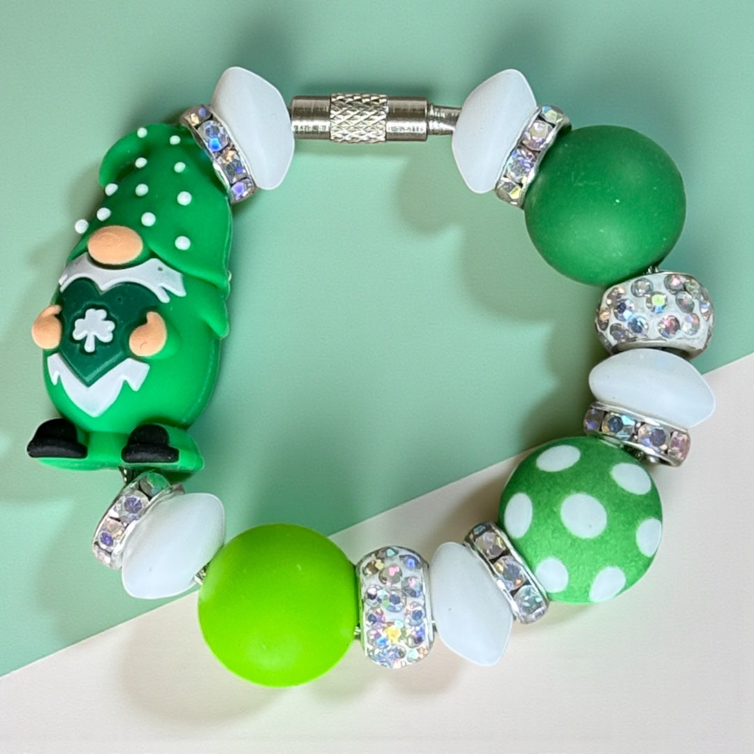 Shamrock Gnome Handle Bracelet