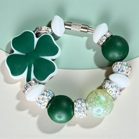 Dark Clover Handle Bracelet