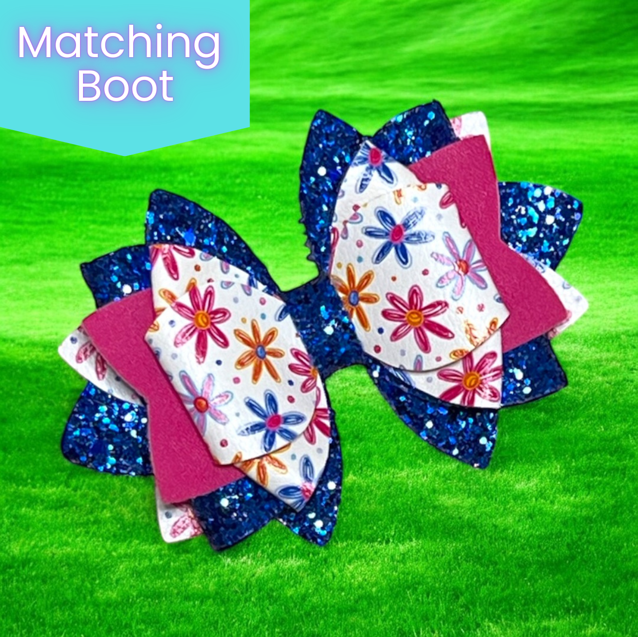 Bright Daisies Bow