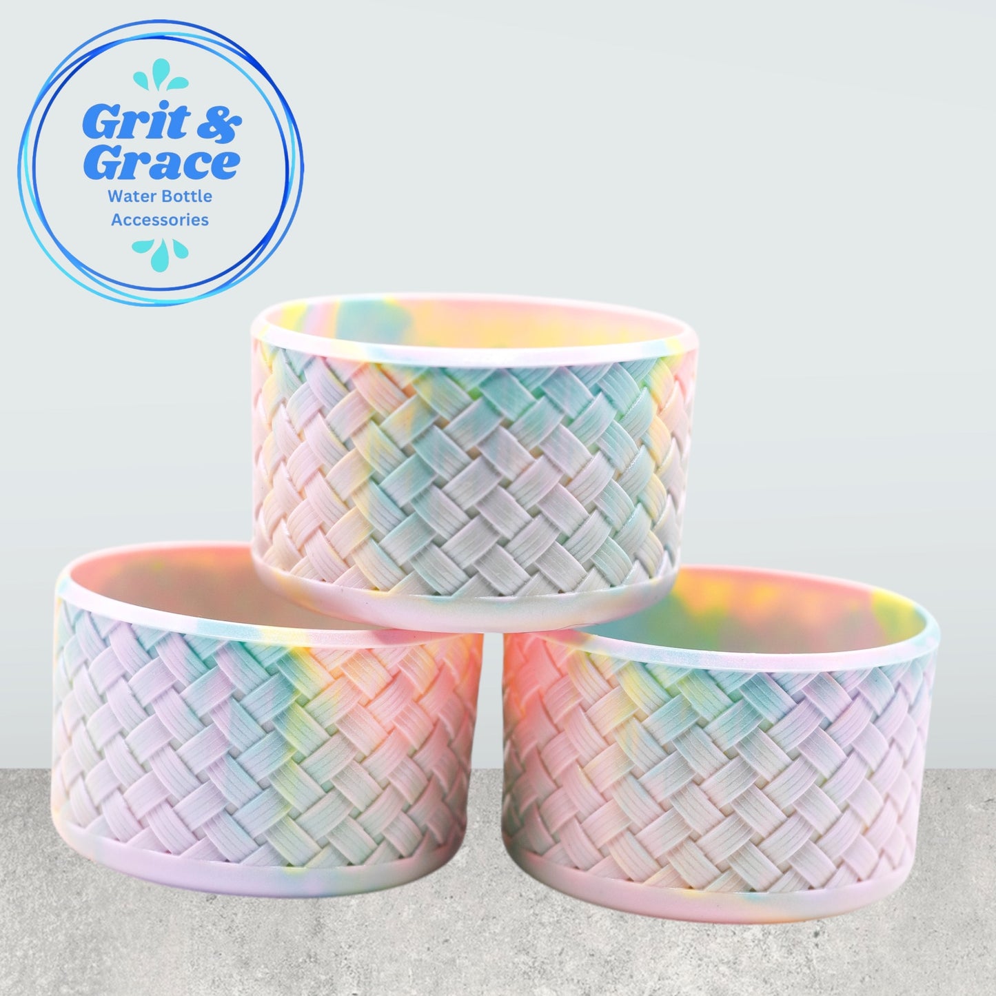 Basketweave Pastel Macaron Boot
