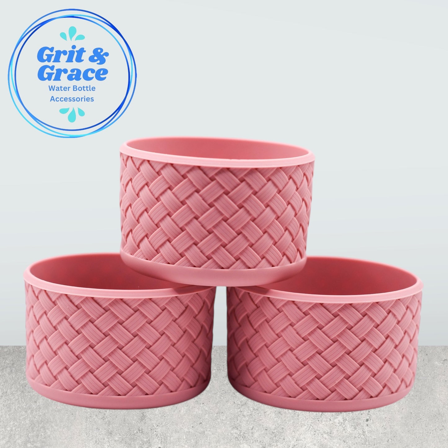 Basketweave Mauve Pink Boot