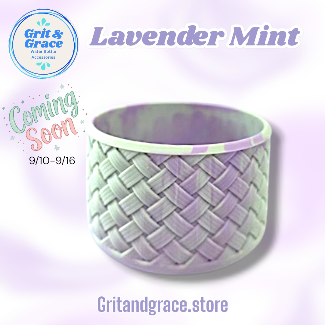 Basketweave Lavender Mint Boot (PREORDER arrival 9/10-9/16)