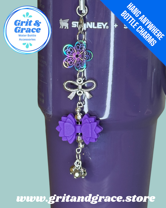 Hang Anywhere Plum Flower Bottle Charm