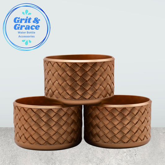 Basketweave Bronze Boot