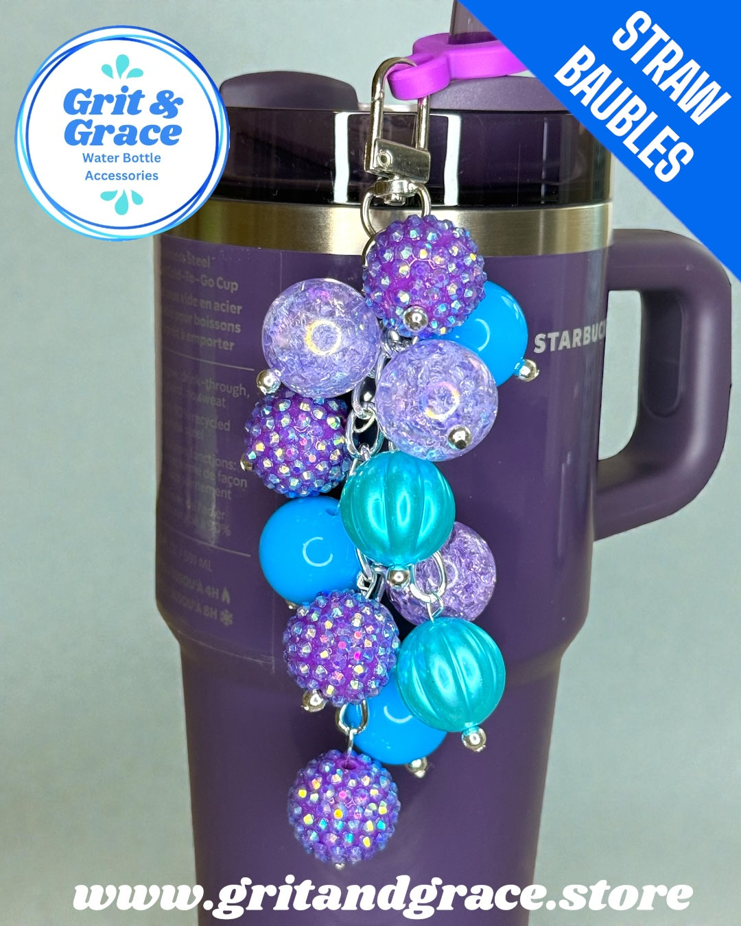 Ocean #25 Straw Bauble