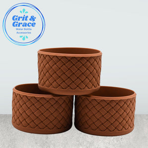 Basketweave Strawflower Logo Boot