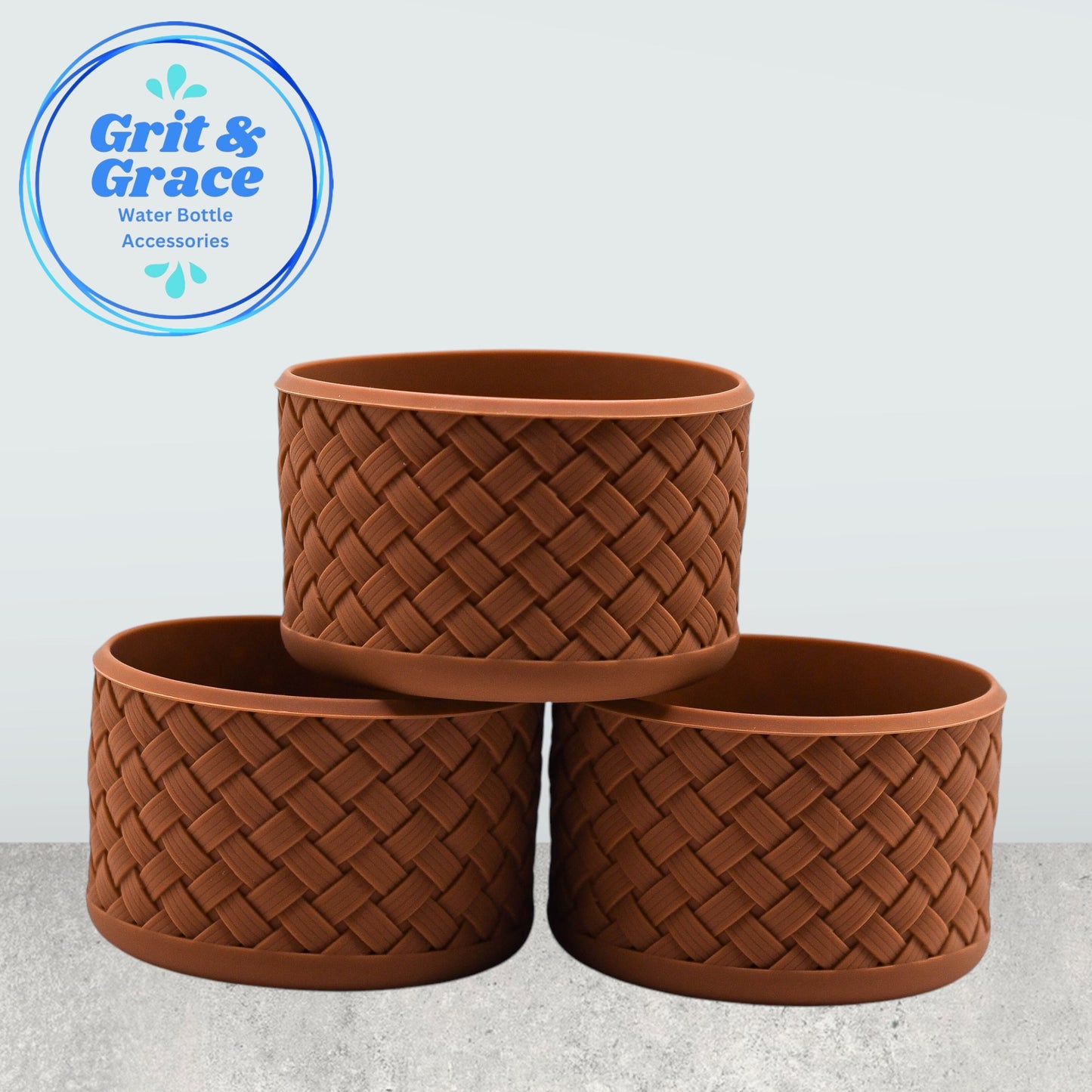 Basketweave Strawflower Logo Boot